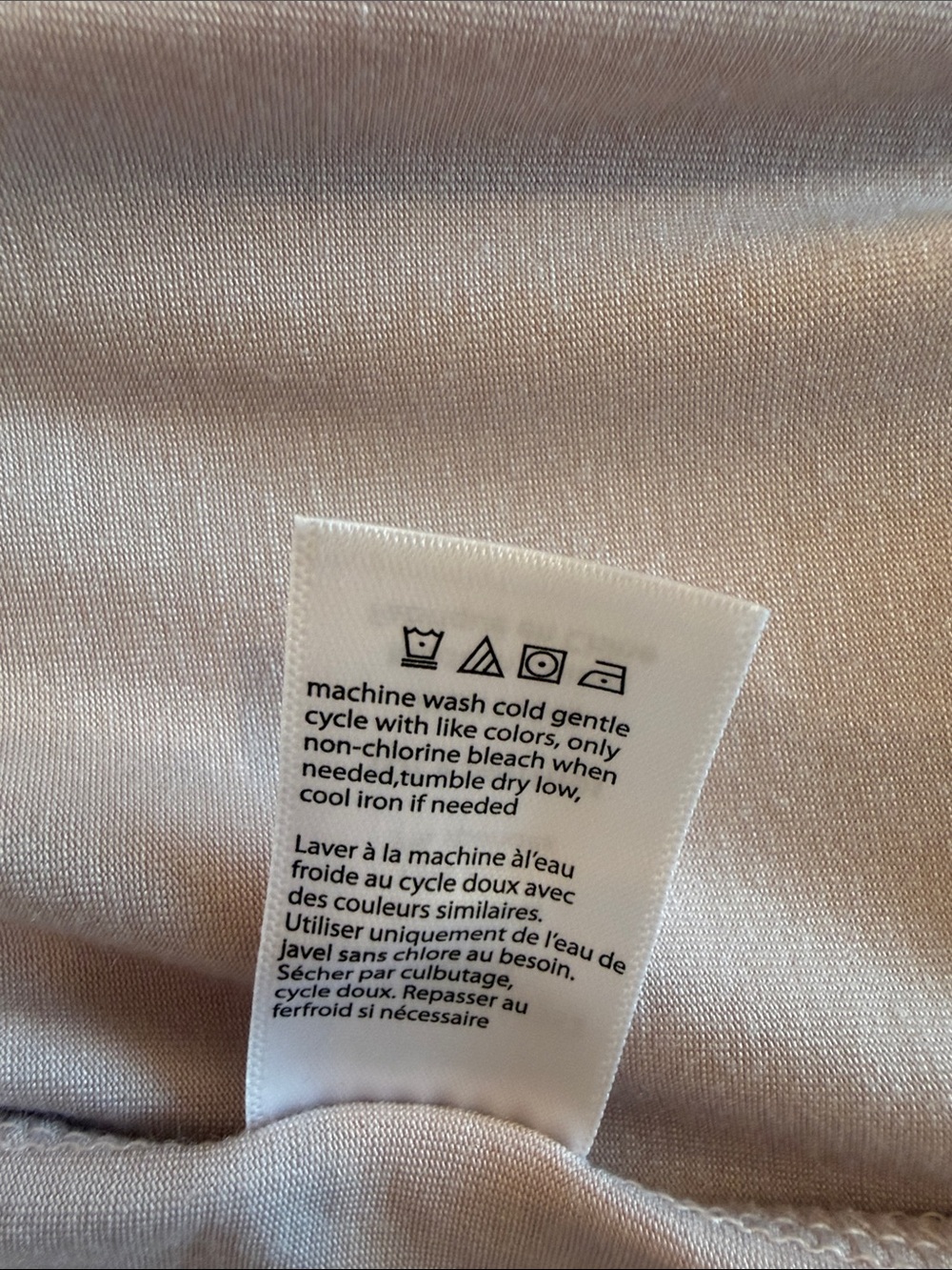 Barefoot Dreams 3/4 sleeve Wrap Dress Pale Lilac - Picture 12 of 13